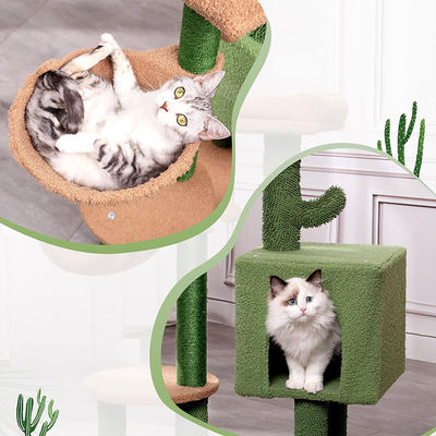 Мебель для кошек Дом для домашних животных Сисальская веревка Кошачье дерево для скалолазания и обучения