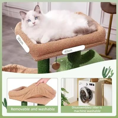 Мебель для кошек Дом для домашних животных Сисальская веревка Кошачье дерево для скалолазания и обучения