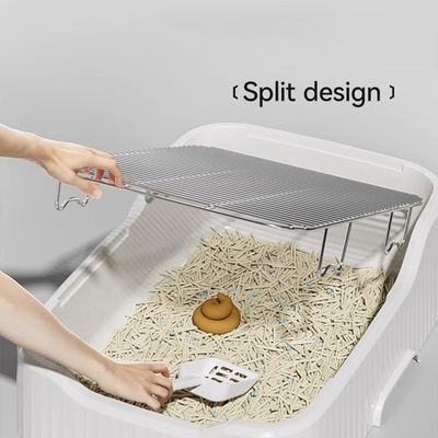 ODM Designs Top Sale Отдельный дизайн Пластиковый мочеиспускательный станок для питья для домашних питомцев Собака Тренировка туалета Трей с ящиком
