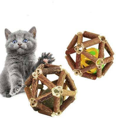 Игрушка для кошек Silvervine для самостоятельной игры и чистки зубов из натурального полигона Arboreum