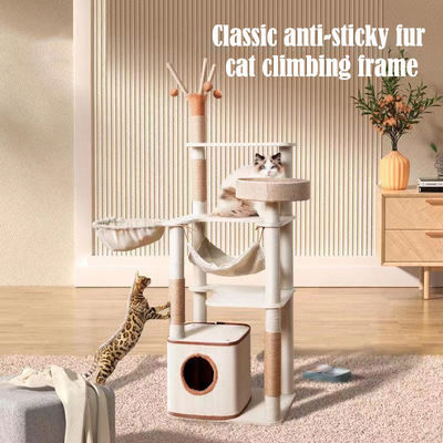 Настраиваемая простая сборка кошачье дерево с Sisal Scratcher и Activity Dens