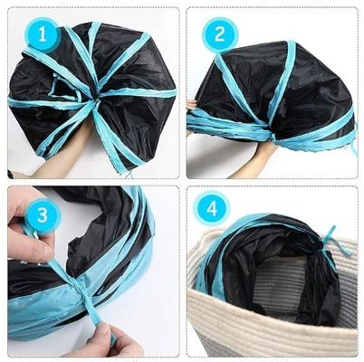 OEM/ODM Интерактивная кошка забавная игрушка 4 Way S типа Cat Tunnel Свертываемый домашний любимец