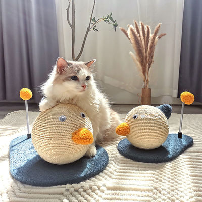 Кошка царапает утку Форма кошачьего дерева Сисаль Лестничная рама Царапание мяча Царапатель Клювная пластина