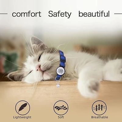 Персонализированные аксессуары для домашних животных Функция Custom Print Nylon Smart QR Code Pet Tag Collar