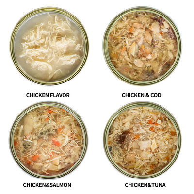Горячая консервированная кошачая закуска 85 грамм Белое мясо Продовольствие лосось Куриная закуска для кошек