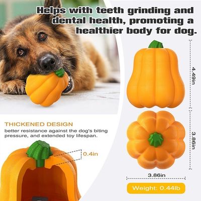 TPR Pumpkin Ball Shake makes Giggle Sound Интерактивная игрушка для собак для скота и обучения