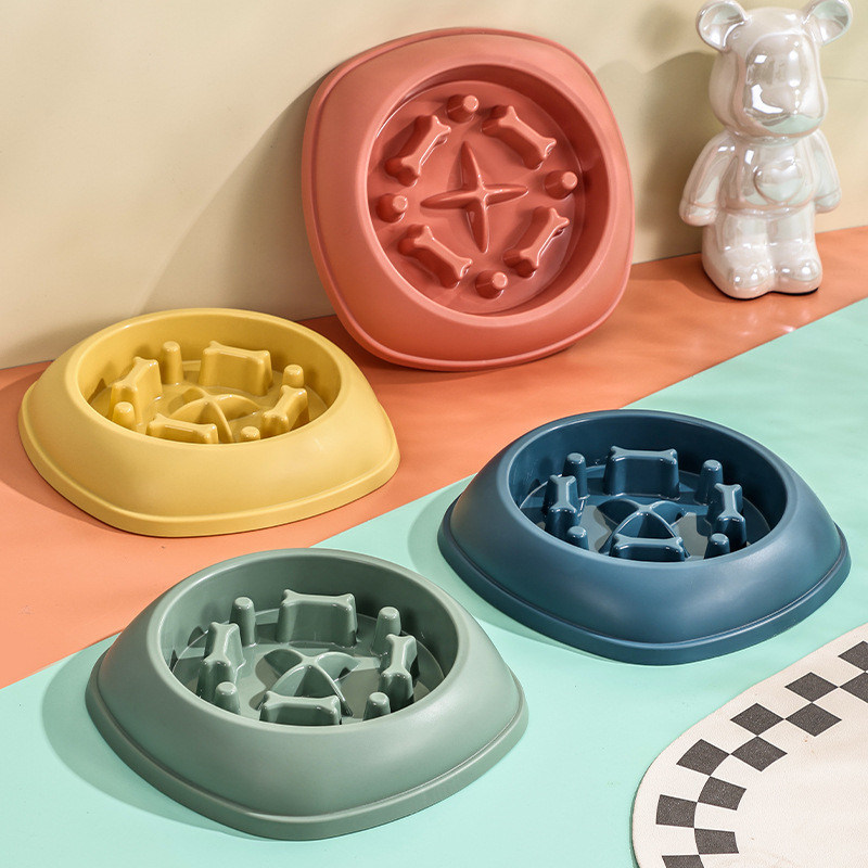 Противопроливной Slow Food Bowl для малых и средних домашних животных