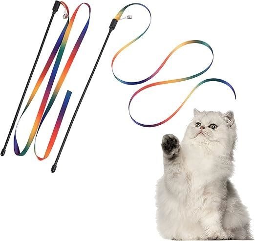 2024 Кошка Тизер Stick Toy Пластиковая кошка интерактивная игрушка с преимуществом длительного времени